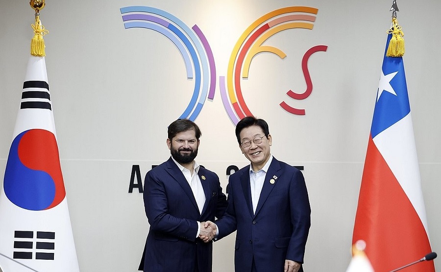 Los líderes de Chile y Corea del Sur tuvieron una reunión bilateral, mientras las instituciones económicas de ambos países firmaron un nuevo acuerdo.