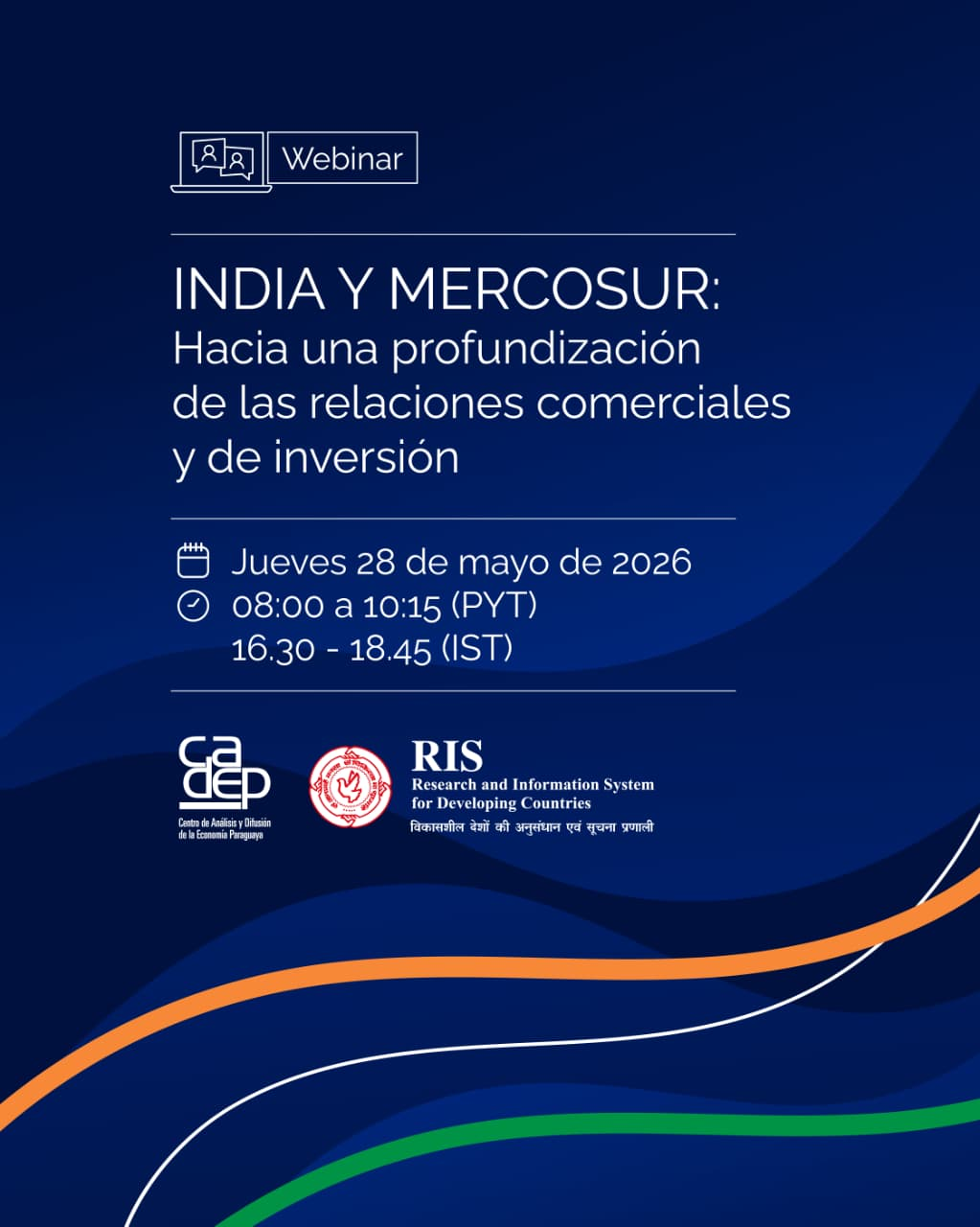 Webinar: India y MERCOSUR: Hacia una profundización de las relaciones comerciales y de inversión