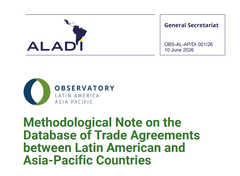 Methodological Note on the Database of Trade Agreements between Latin American and Asia-Pacific Countries
