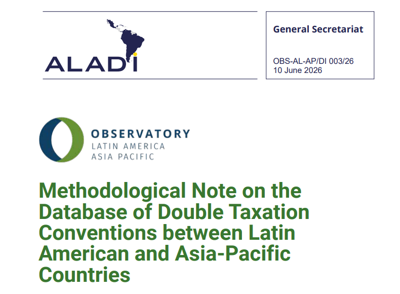 Methodological Note on the Database of Double Taxation Conventions between Latin American and Asia-Pacific Countries