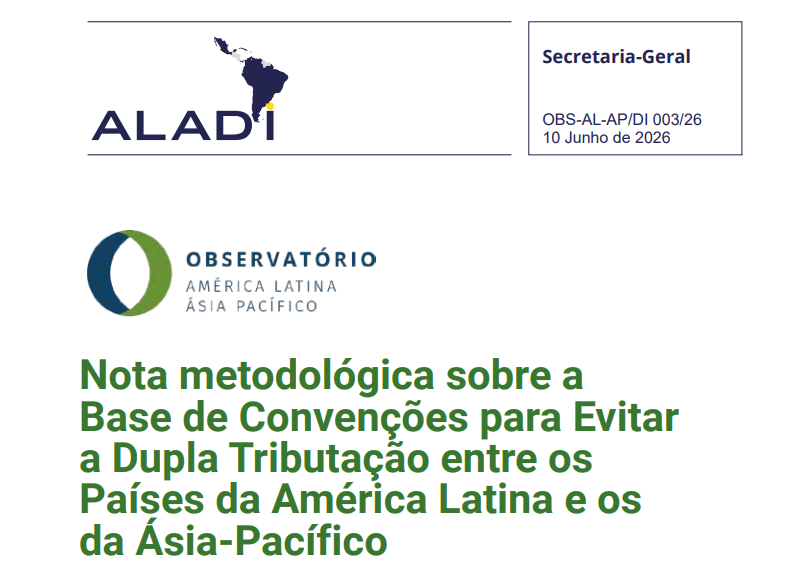 Nota metodológica sobre a Base de Convenções para Evitar a Dupla Tributação entre os Países da América Latina e os da Ásia-Pacífico